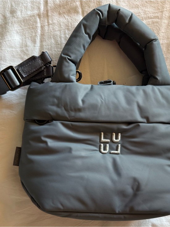 lululemon athletica Handbags - lululemon athletica Puffer Tote Bag in Charcoal Gray